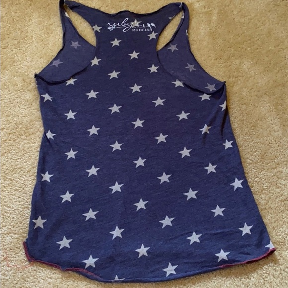 American flag distressed tank - Picture 4 of 5